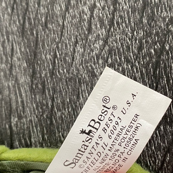 Santa's Best I Love My Dog 3D Christmas Stocking 18” Bone Shaped Like New - Picture 7 of 8